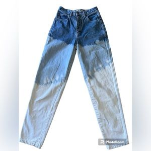 Vintage 90s Union Bay High Rise Acid Wash 3 Tone Denim Jeans